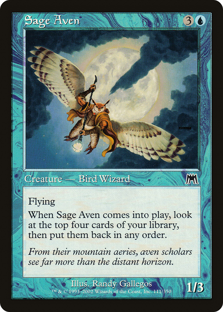 Sage Aven (ONS-111) - Onslaught Foil 