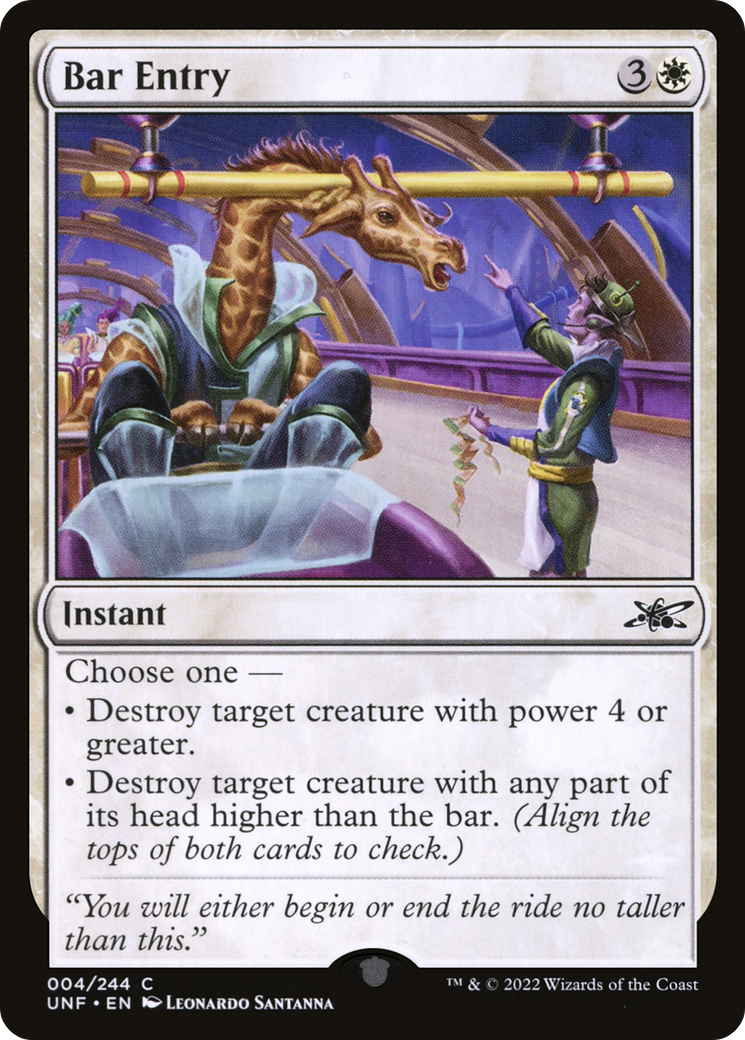 Entrée de barre (UNF-004) - Unfinity Foil 