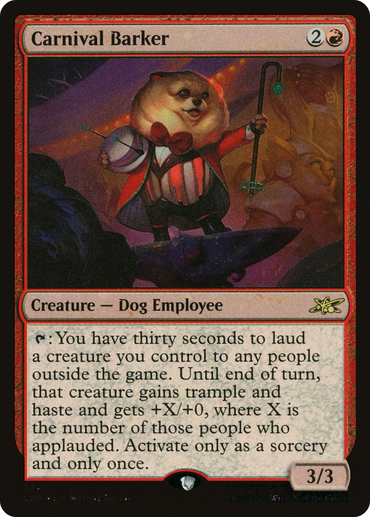 Carnival Barker (UNF-388) - Unfinity Foil 