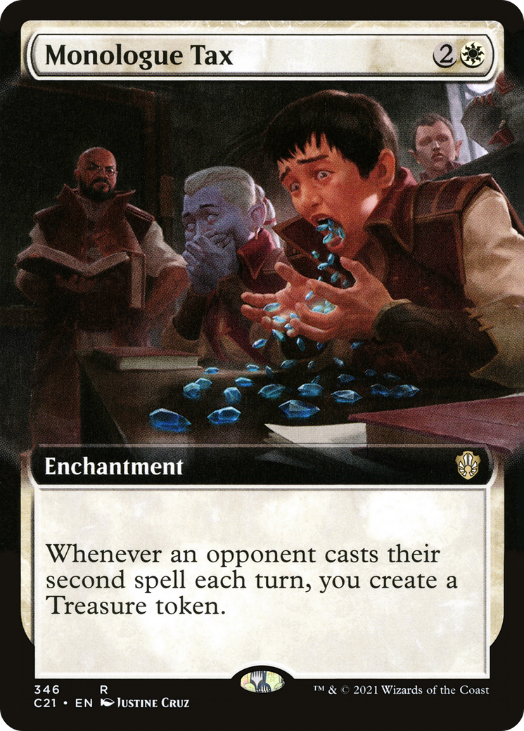 Taxe Monologue (C21-346) - Commander 2021 : (Extended Art) 