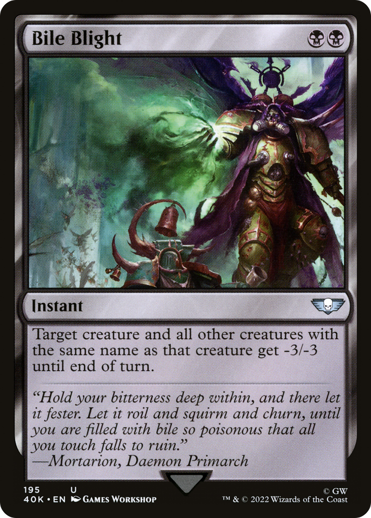 Fléau biliaire (40K-195) - Commandant Warhammer 40,000