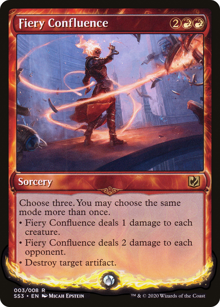Fiery Confluence (SS3-003) - Signature Spellbook: Chandra Foil