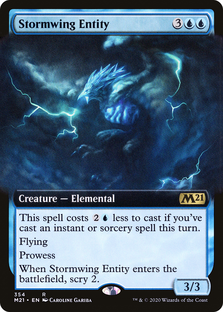 Stormwing Entity (Extended Art) (M21-354) - Core Set 2021: (Extended Art)