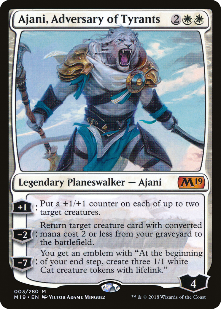 Ajani, adversaire des tyrans (M19-003) - Édition de base 2019 
