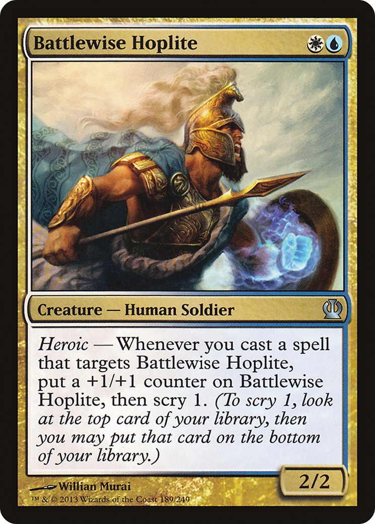 Hoplite astucieux (THS-189) - Theros Foil 
