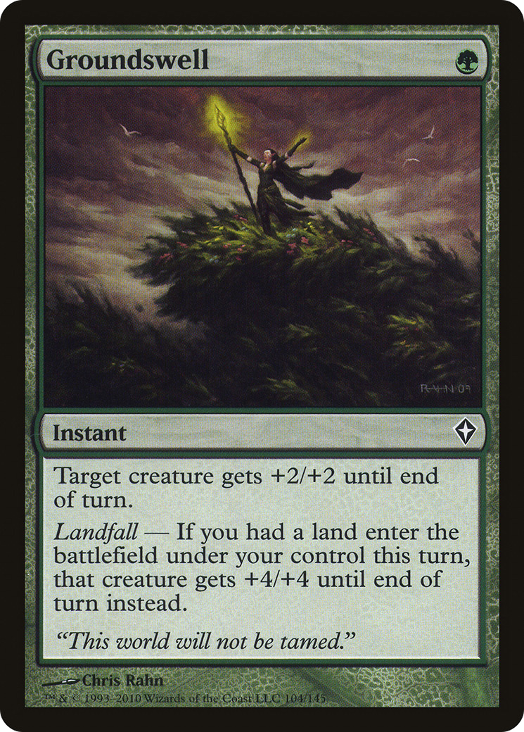 Vague de fond (WWK-104) - Worldwake Foil 