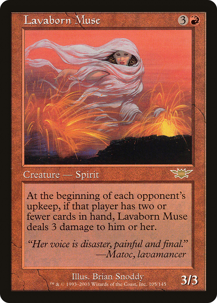 Muse née de lave (LGN-105) - Legions Foil