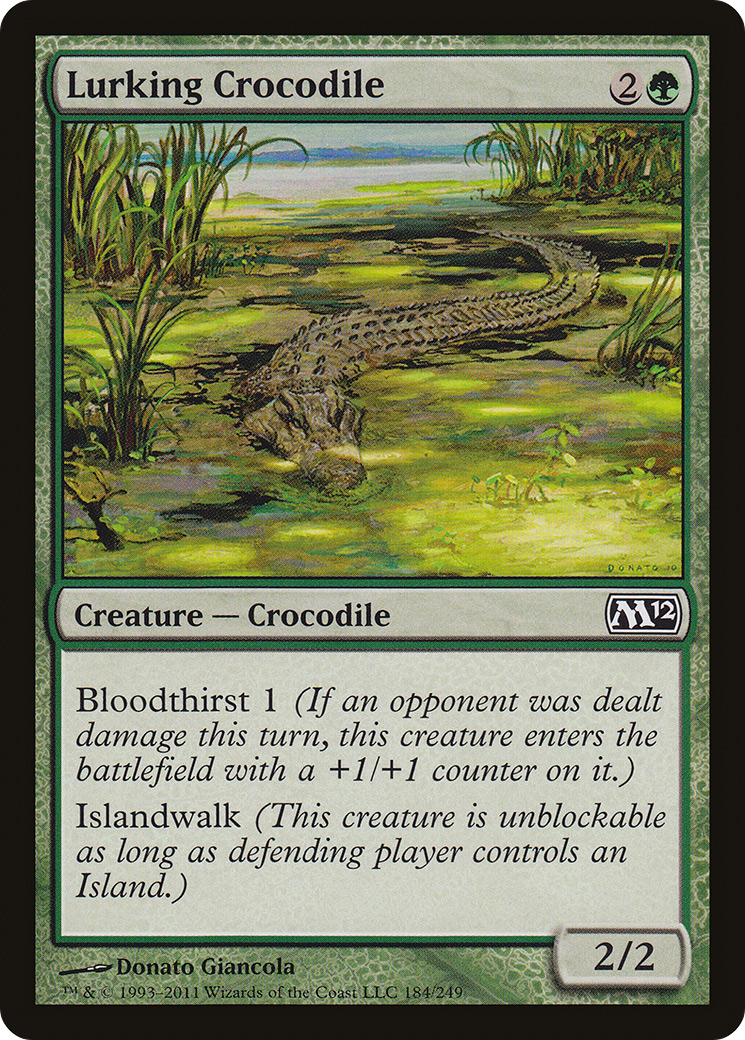 Crocodile caché (M12-184) - Magic 2012 