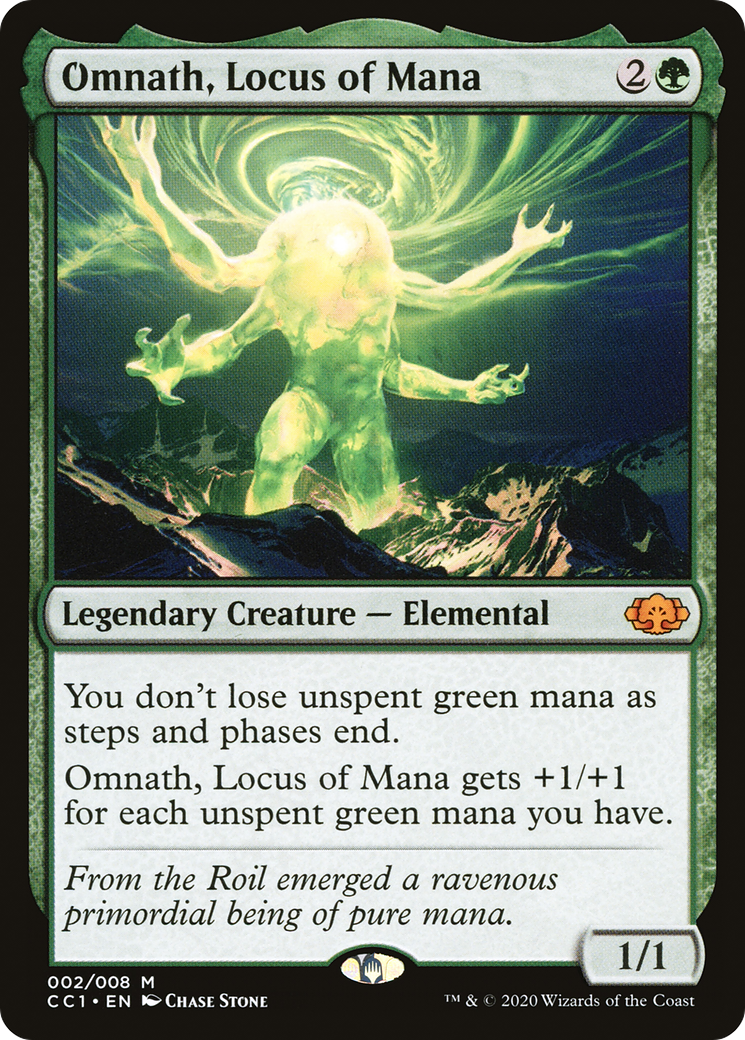 Omnath, Lieu de Mana (CC1-002) - Collection Commander : Feuille Verte 
