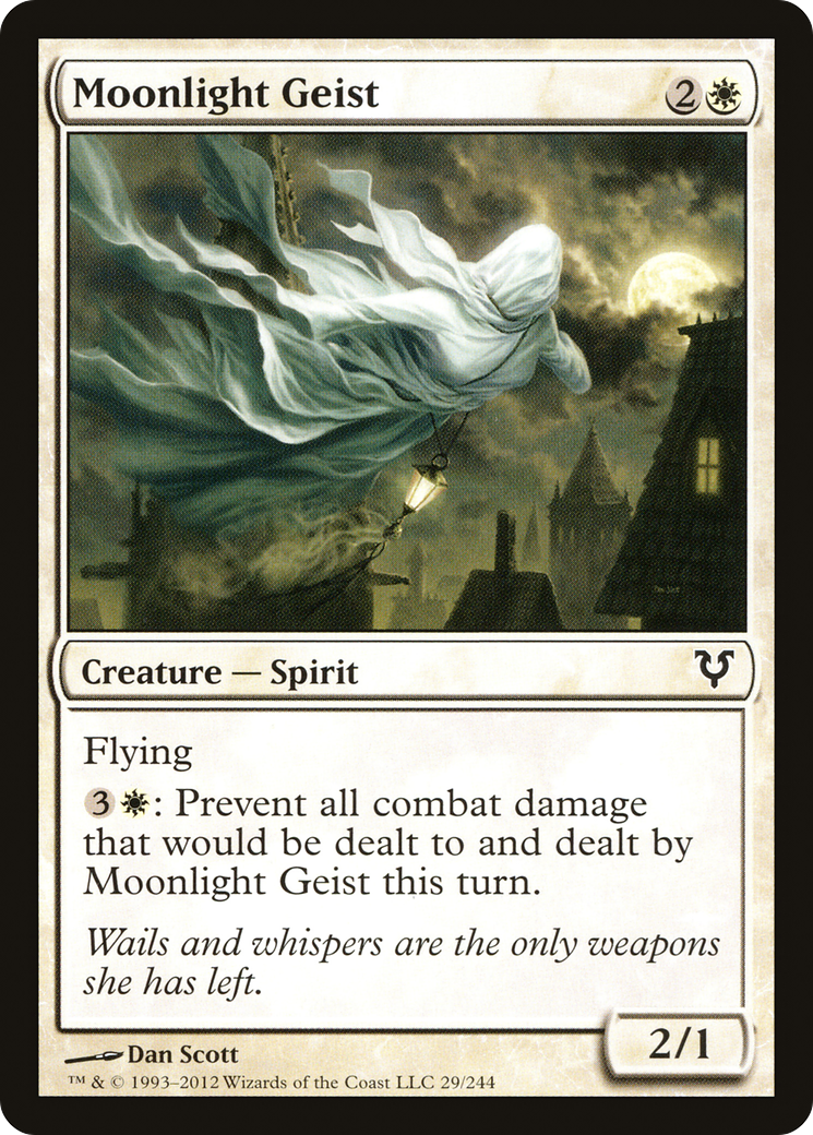 Moonlight Geist (AVR-029) - Feuille restaurée d'Avacyn 