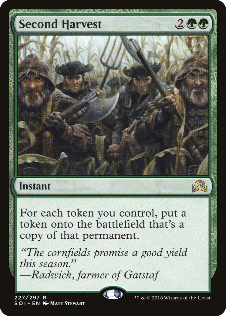 Deuxième Récolte (SOI-227) - Ombres sur Innistrad (feuille) 