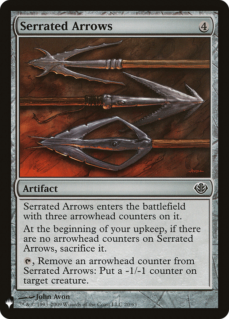 Serrated Arrows (LIST-DDD-20) - The List