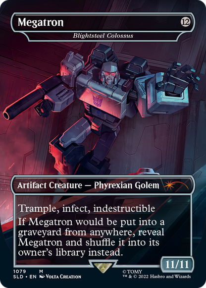 Megatron - Blightsteel Colossus (SLD-1079) - Secret Lair Drop (Borderless)
