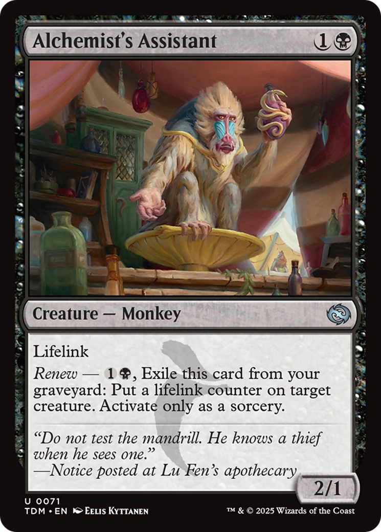 Assistant de l'alchimiste (TDM-071) - Tarkir : Dragonstorm Foil 