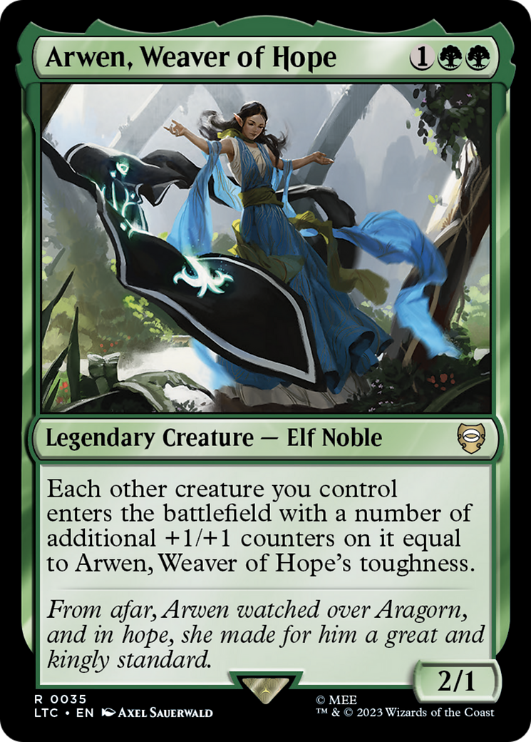 Arwen, Weaver of Hope (LTC-035) - Tales of Middle-earth Commander