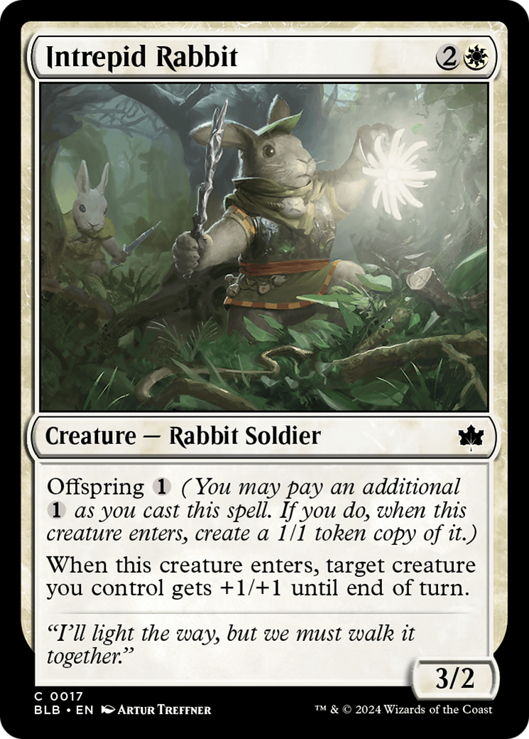 Lapin intrépide (BLB-017) - Bloomburrow Foil 
