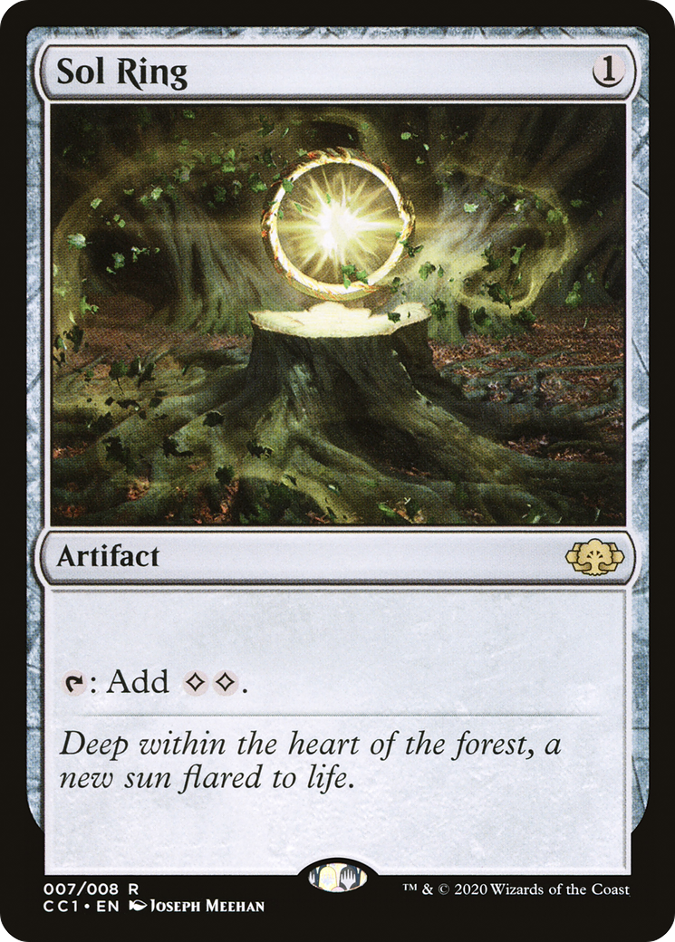 Sol Ring (CC1-007) - Collection Commander : Feuille verte 