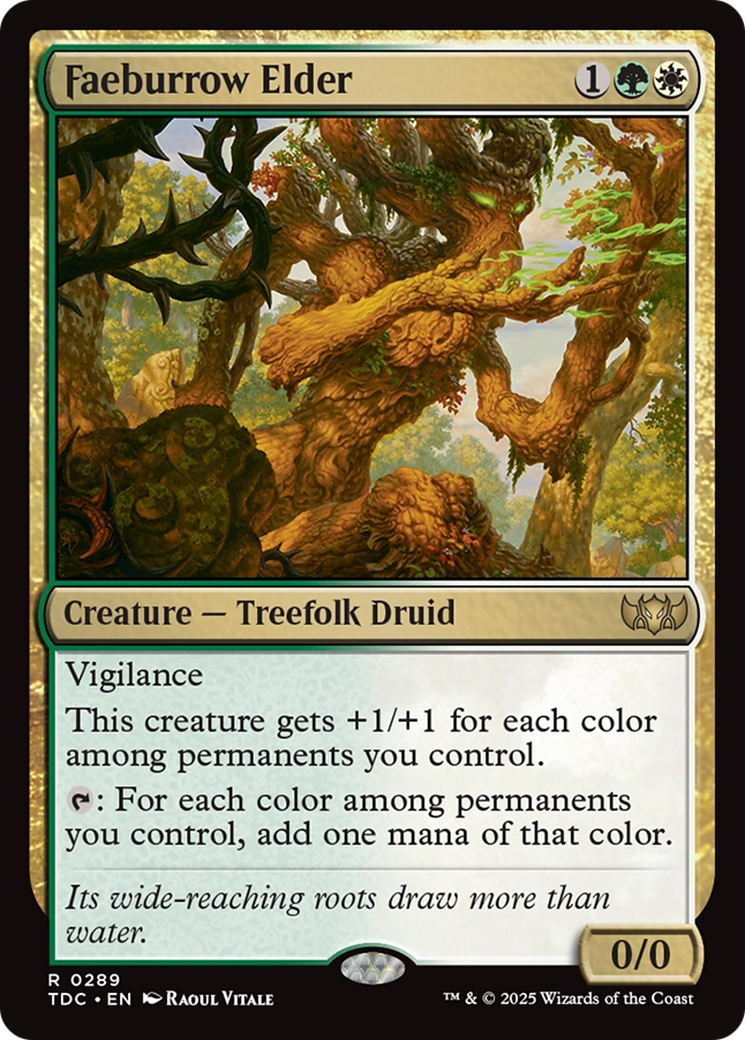 Ancien du Tertre des Fées (TDC-289) - Commandant : Tarkir : Tempête de Dragons 