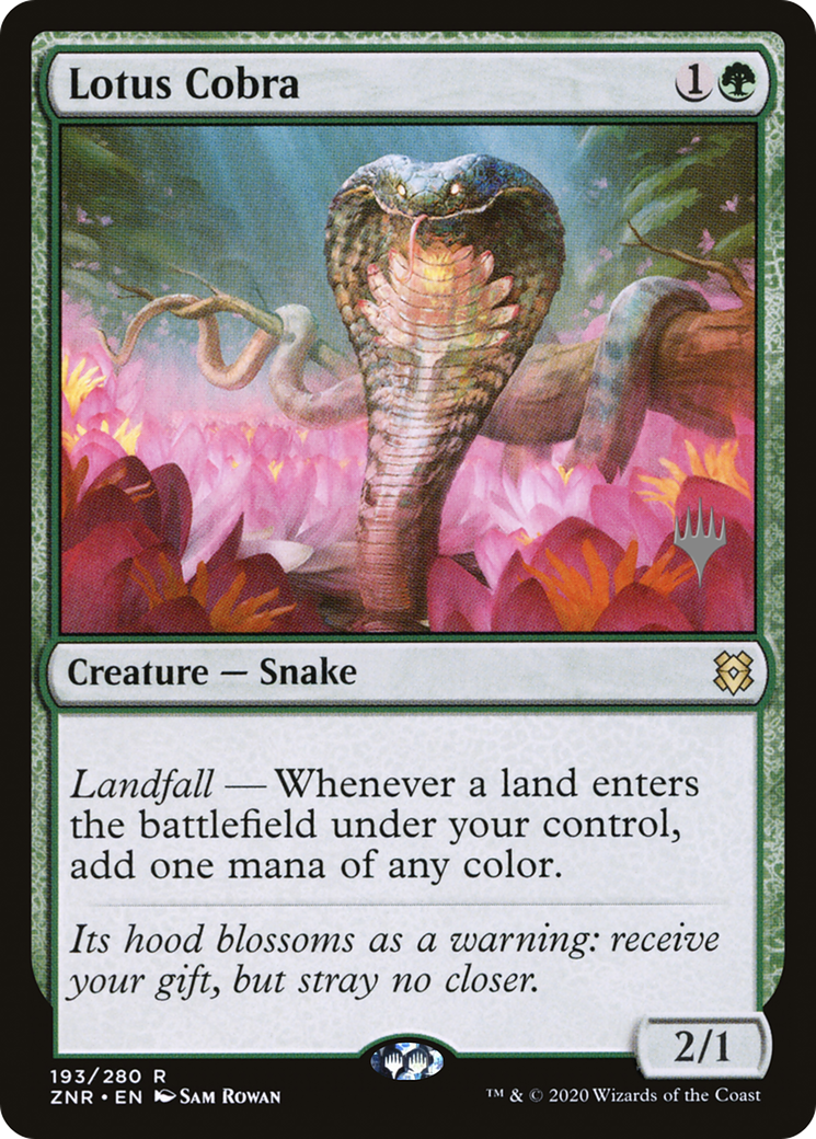 Lotus Cobra (PPZNR-193P) - Promotions Zendikar Rising 