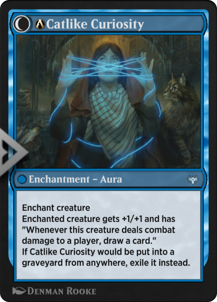 A-Chatgeist Espiègle // A-Curiosité Féline (VOW-A-69) - Innistrad : Crimson Vow : (Transformation Double Face) 