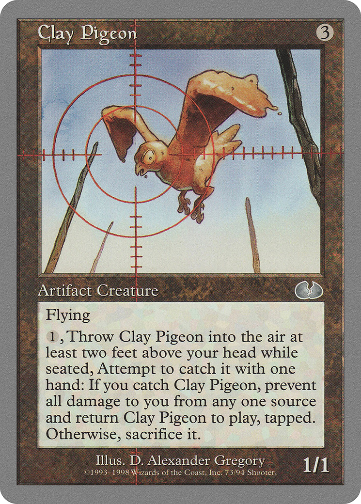 Pigeon d'argile (UGL-073) - Non collé 