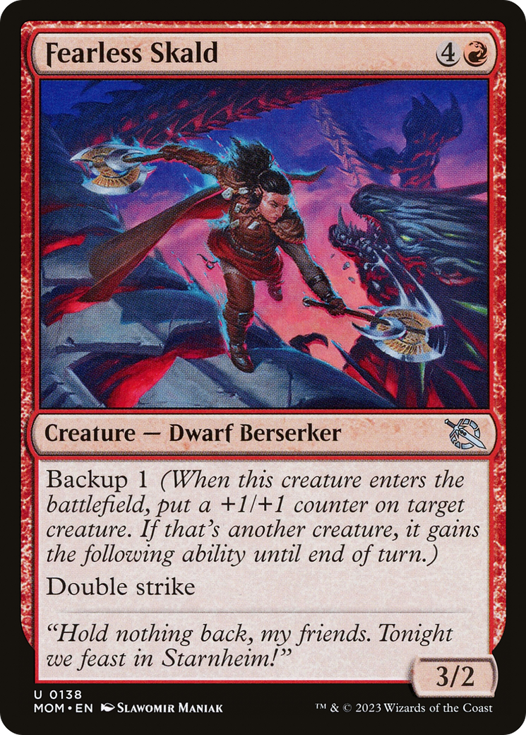 Fearless Skald (MOM-138) - March of the Machine