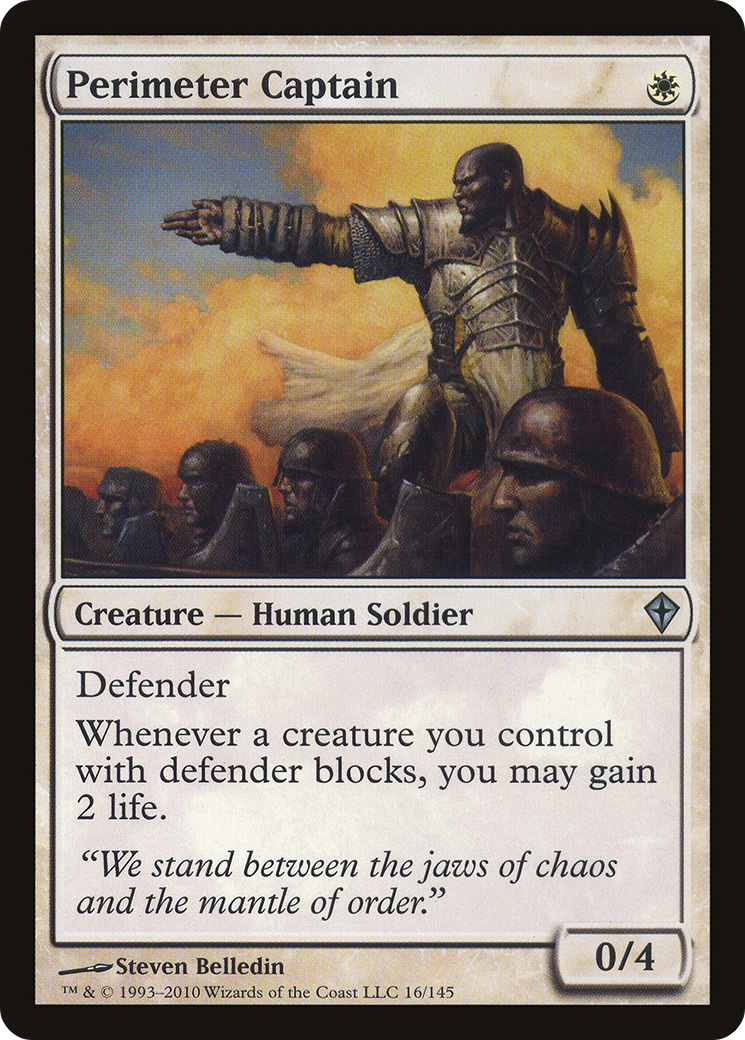 Capitaine du périmètre (WWK-016) - Worldwake Foil
