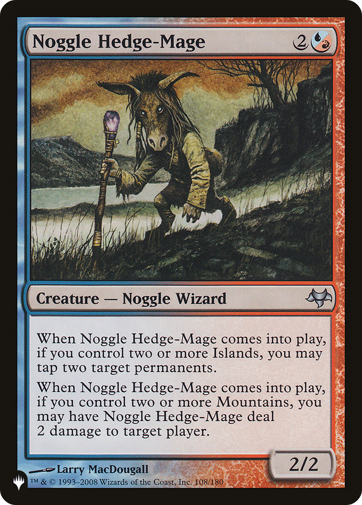 Noggle Hedge-Mage (LIST-EVE-108) - The List