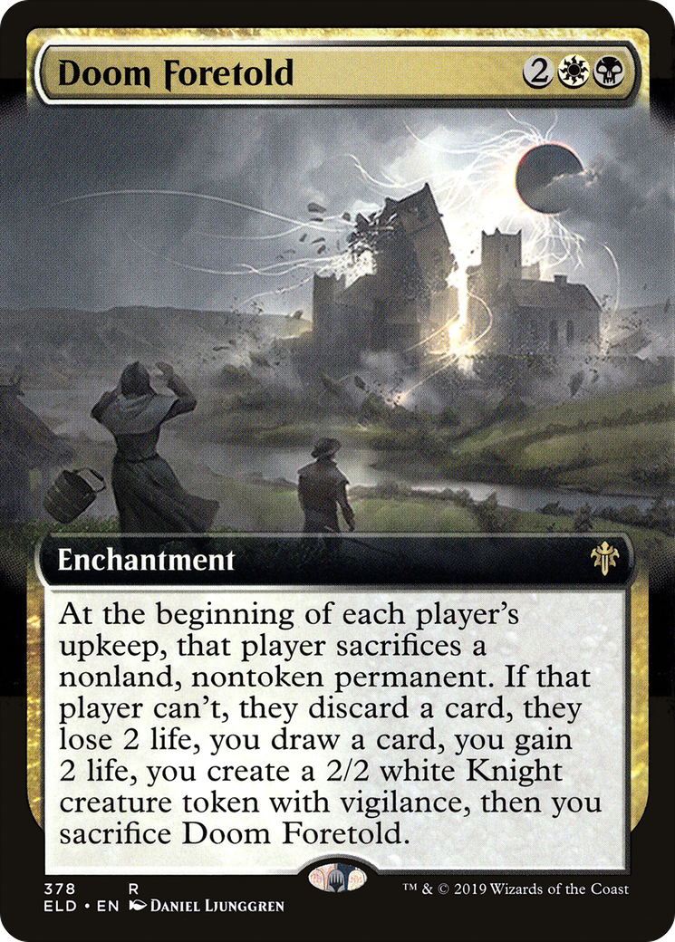 Destin annoncé (ELD-378) - Le Trône d'Eldraine : (Extended Art) Foil 