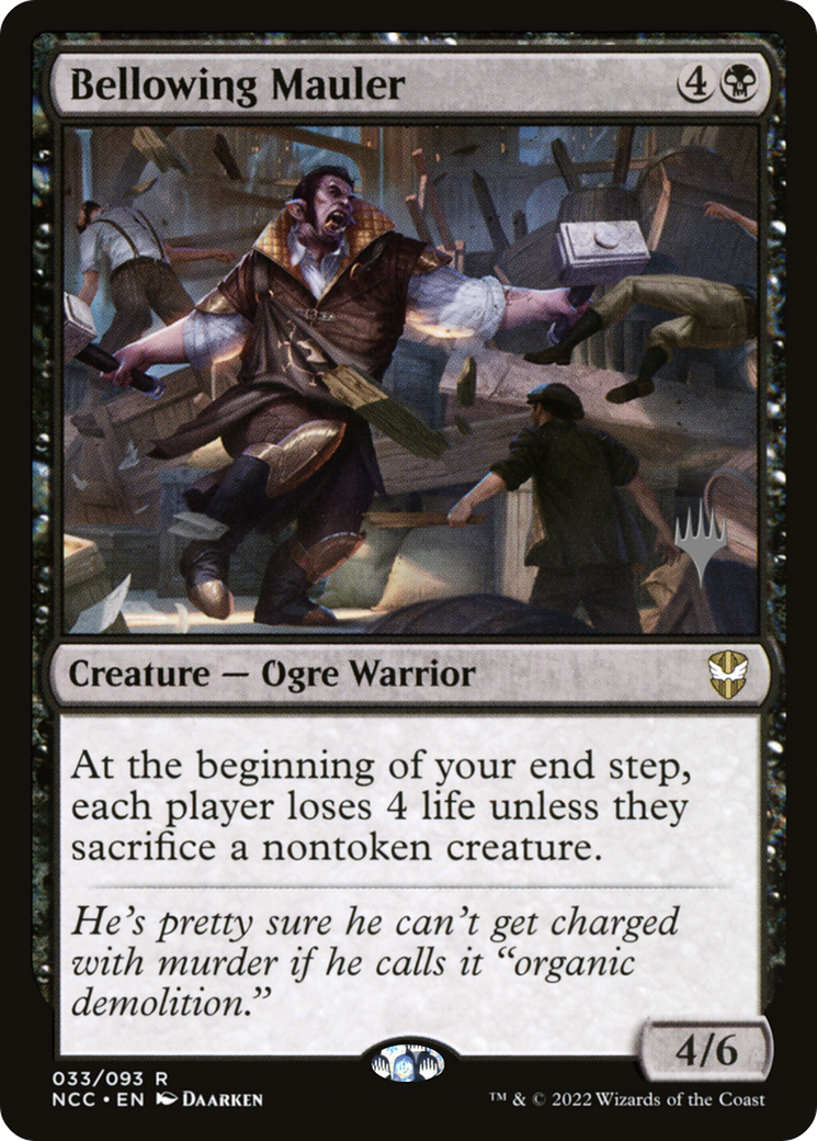 Bellowing Mauler (PPSNC-33P) - New Capenna Commander Promos Foil
