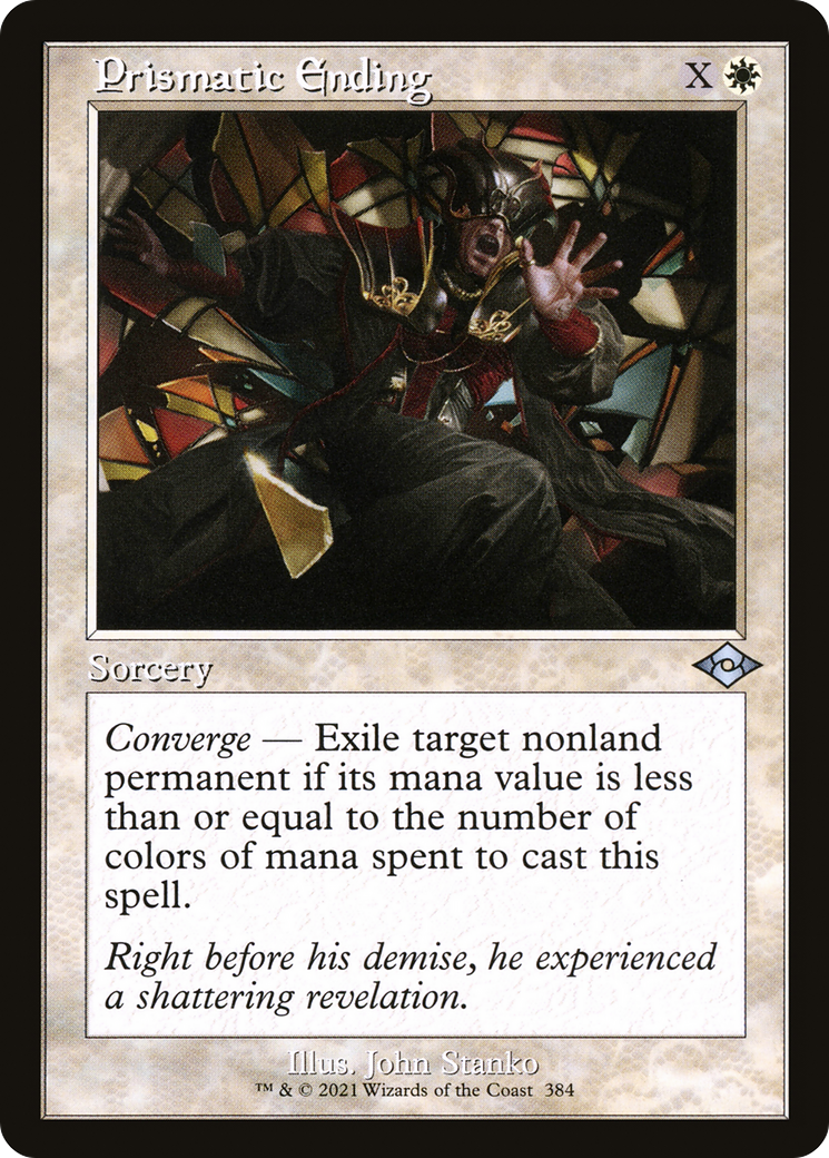Fin prismatique (MH2-384) - Feuille gravée Modern Horizons 2 