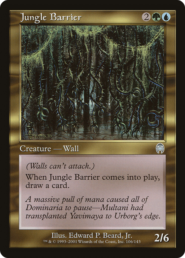 Barrière de la jungle (APC-106) - Apocalypse Foil 