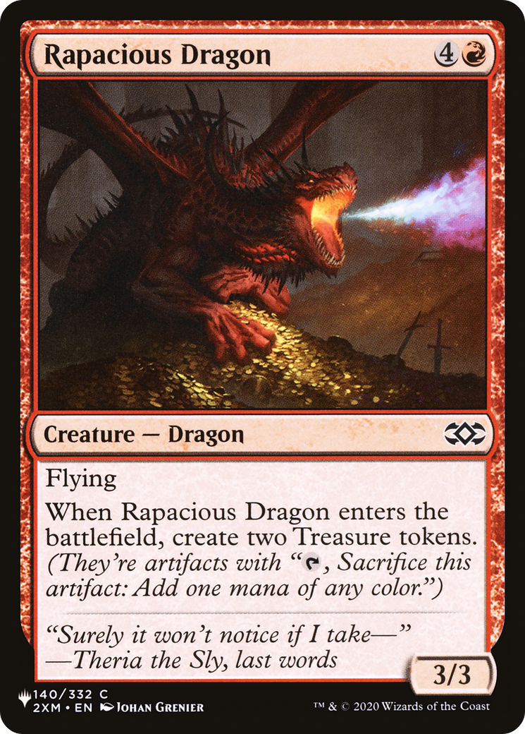 Rapacious Dragon (LIST-2XM-140) - The List