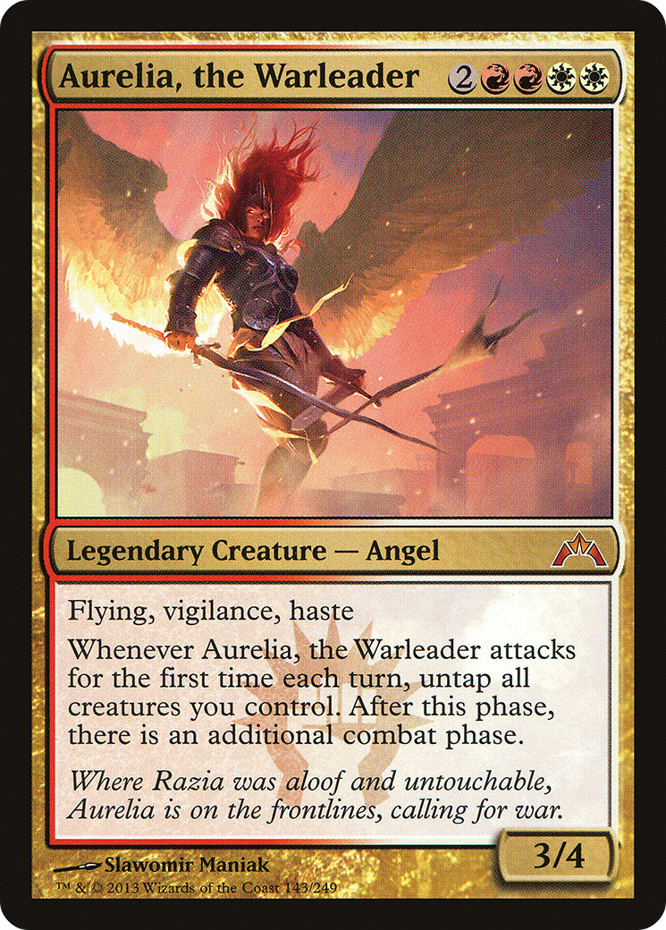 Aurelia, la chef de guerre (GTC-143) - Gatecrash Foil