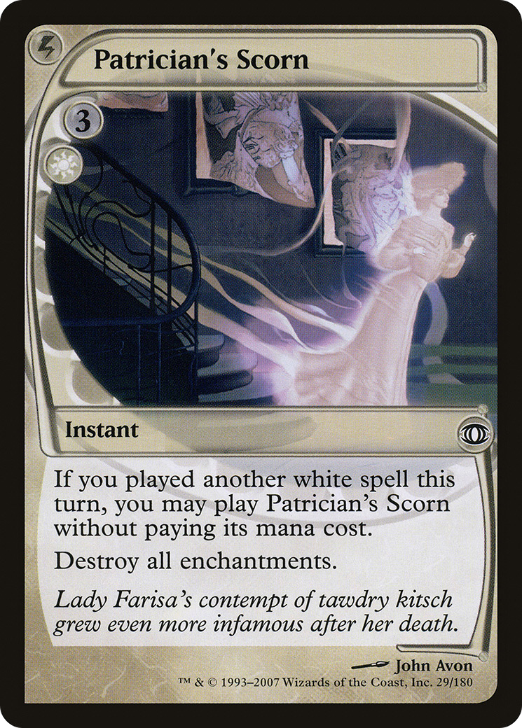 Patrician's Scorn (FUT-029) - Future Sight Foil