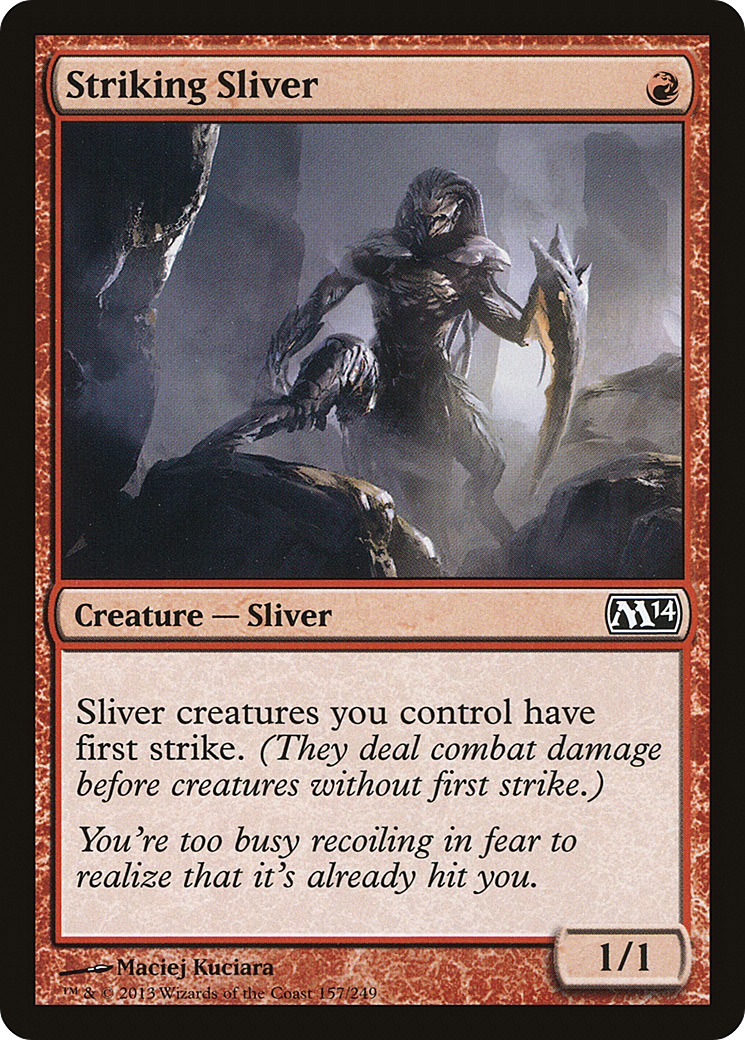 Sliver frappant (M14-157) - Magic 2014 Foil 