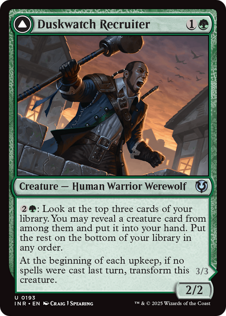 Duskwatch Recruiter // Krallenhorde Howler (INR-193) - Innistrad Remastered