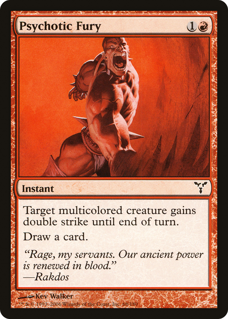 Fureur psychotique (DIS-068) - Dissension Foil 