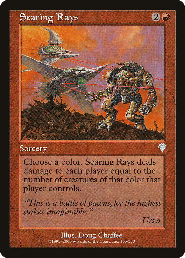 Rayons brûlants (INV-165) - Invasion Foil 