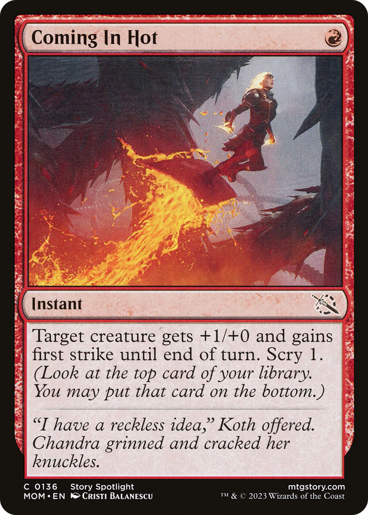 Coming In Hot (MOM-136) - March of the Machine