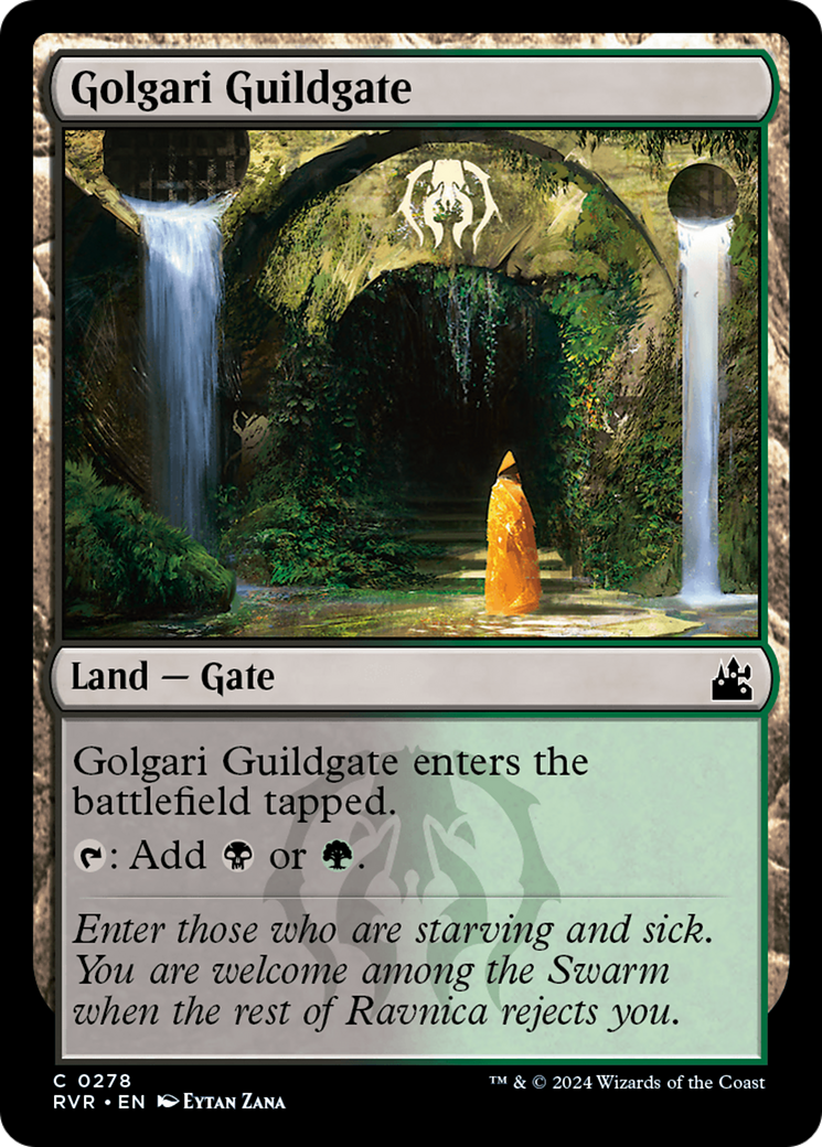 Golgari Guildgate (RVR-278) - Feuille remasterisée de Ravnica 