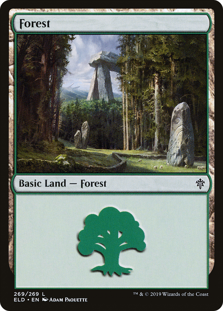 Forest (269) (ELD-269) - Throne of Eldraine Foil