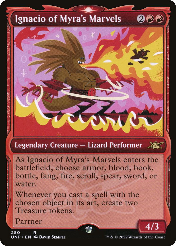 Ignacio of Myra's Marvels (Showcase) (UNF-250) - Unfinity: (Showcase) Foil