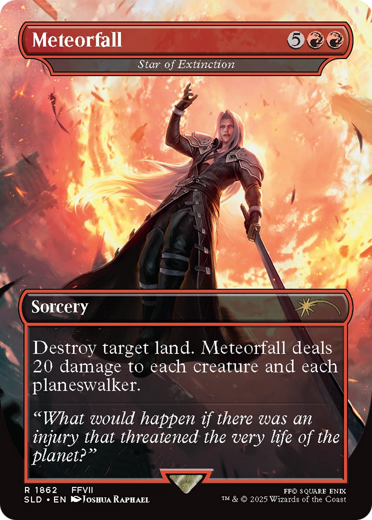 Star of Extinction (SLD-1862) - Secret Lair Drop / Meteorfall (Borderless)