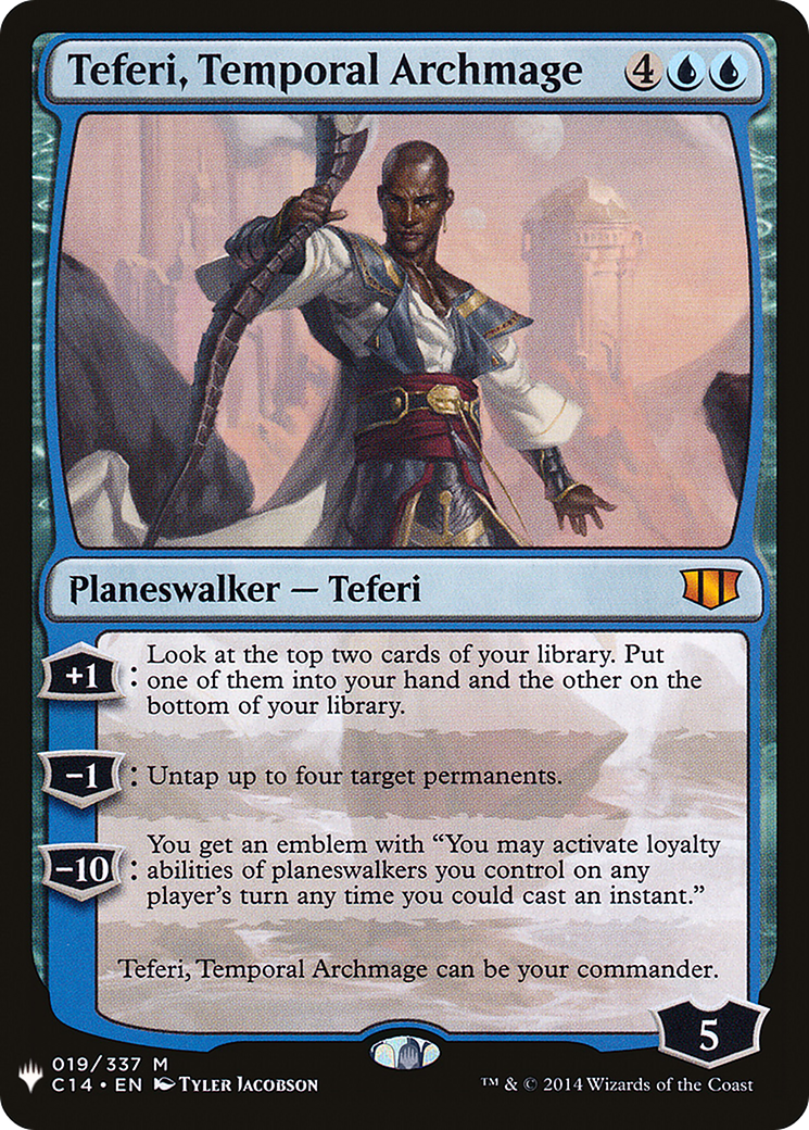 Teferi, Temporal Archmage (LIST-C14-19) - The List