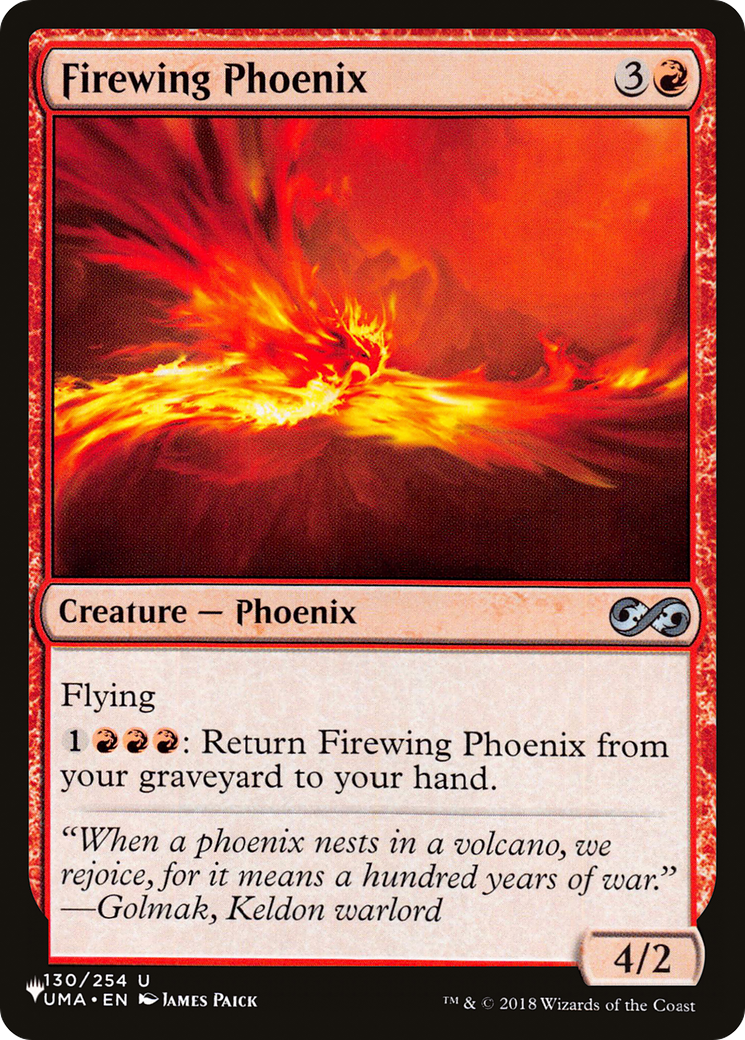 Firewing Phoenix (LIST-130/254) - The List