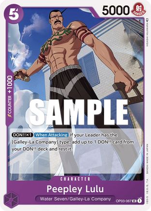 Peepley Lulu (OP03-067) - Piliers de force 
