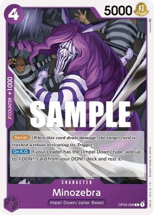 Minozebra (OP03-068) - Piliers de force 