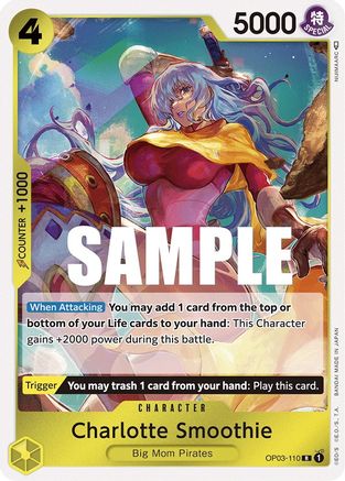 Charlotte Smoothie (OP03-110) - Feuille d'aluminium Pillars of Strength 