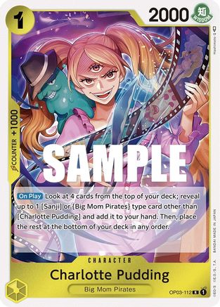 Charlotte Pudding (OP03-112) - Feuille Piliers de Force 